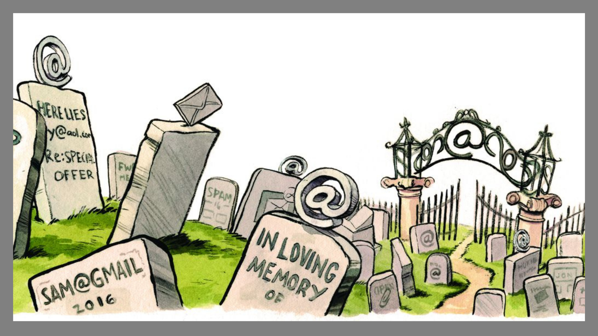 email newsletter graveyard